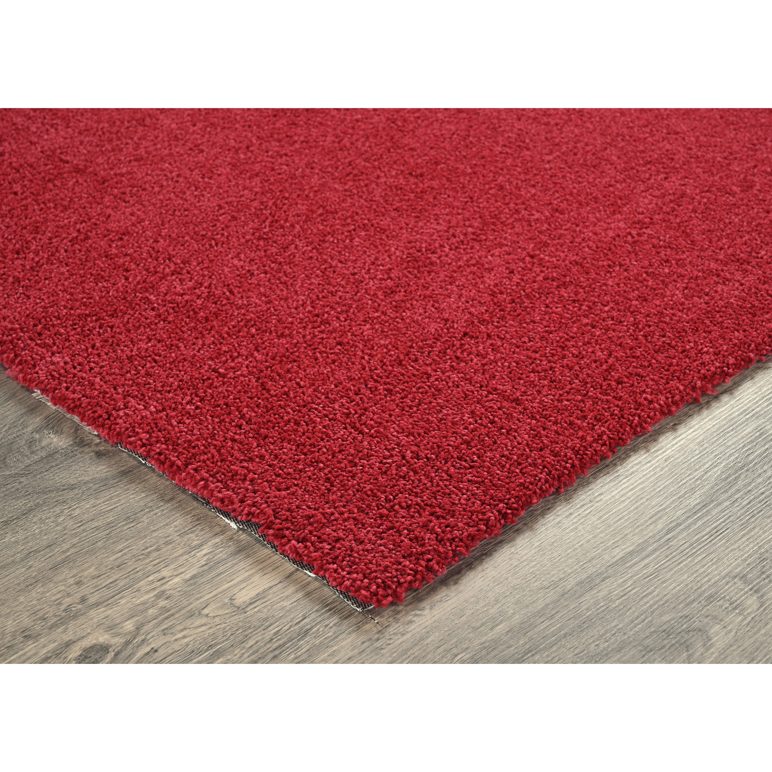 Garland Rug Gramercy Washable Polypropylene Classic Red Bathroom Carpet, 6' x 9'
