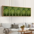 thumbnail image 5 of IDEA4WALL Extra Large Framed Canvas Print Wall Art Verdant Trees Patterns Green Plant Artwork Nature Wilderness Antique Retro Fine Art Decorative Relax/Calm for Home Decoration - 60"x20", 5 of 5