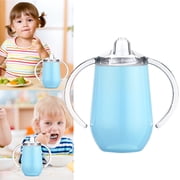 Stainless Steel Sippy Cup With Handles & Silicone Lids 10 Oz Double Wall Vacuum Insulated Sippy Cup Mug Tumbler Toddler Cups For Boys And Girls Non Spill Sipp