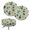 Christmas Bee Poinsettia Green, variant on Renewold Christmas Seat Cover for Round Bar Stool, 2 Pack Cute Bee Print Candy Cane Yellow Non-Slip 12-14 Inch Bar Stool Slipcover Vanity Seat Stool Slipcovers Christmas Decor