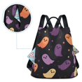 thumbnail image 5 of FORMRS Women's Travel Backpack Purse Anti-Theft Hidden Pockets Casual Shoulder Bag, Halloween Purple Ghosts, 5 of 7