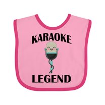 Inktastic Karaoke Legend Music Gift Boys or Girls Baby Bib