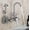 Rojo, variant on Kitchen Faucets Black Single Handle 304 SUS Kitchen Swivel 360 Degree Water Mixer Tap Mixer Tap with high Pressure Gun