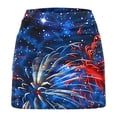 thumbnail image 3 of Nuoqisi Women's Tennis Golf Skirts Skorts Mid Waisted Slim Fitted Fashion Athletic with Shorts for Workout Casual Running Sport, 3 of 5