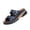 Blue, variant on Womens Orthopedic Sandals Dressy Summer Comfortable Slides with Arch Support Casual Non Slip Platform Lightweight Wedge Shoes Open Toe Walking Beach Slippers Breathable Adjustable