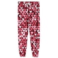 thumbnail image 6 of CCRFTGI Valentines mens pajama pants Soft Funny Love Heart Print PJ Bottoms with pockets Lounge Elastic Waist Pajamas Pants Lightweight 2026 Fashion PJ Bottoms with pockets White XXXL, 6 of 7