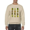 thumbnail image 4 of Pickle Jars Sweatshirt Men's -SmartPrintsInk Designs, 4 of 4