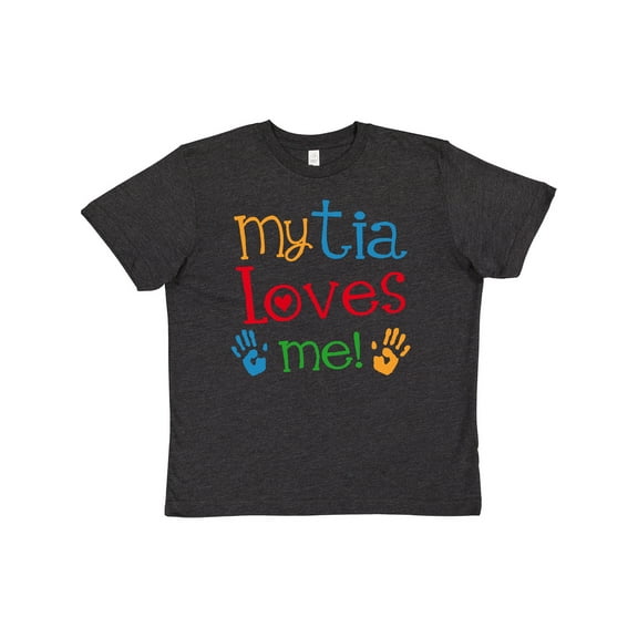 Inktastic My Tia Loves Me Gift Youth T-Shirt