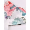 thumbnail image 6 of Wassery Kids Girl’s Dresses 3T 4T 5T 6T 7T 8T 9T 10T Little Girl Short Sleeve Floral Bowknot Summer A-line Dress Formal Clothes, 6 of 8