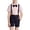 Pink, variant on Boys Formal 4 Piece Sets Summer Dressy Gentleman Outfit Cute Soft Short Sleeve Bowtie Shirt and Suspender Shorts Suit for Party Wedding, 1-15Y