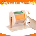 thumbnail image 4 of Toy Play Kit Montessori Mirror Peekaboo Knob Puzzle & Drum, 4 of 9
