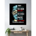 thumbnail image 2 of They Whispered To Her You Can'T Withstand The Storm She Whispered Back I Am The Storm Registered Nurse Life Poster Wall Art, Modern Wall Decor, 24x36 UNFRAMED, 2 of 3