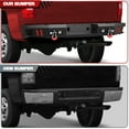 thumbnail image 6 of POFENZE Rear Bumper for 2011-2014 Chevy Silverado and GMC Sierra 2500 and 3500 Trucks Full Width Off Road Bumper w/Step Plate 2x18w Lights, 6 of 7