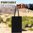 thumbnail image 4 of unbranded 10Ud Bolsas Para Regalos De Papel Negras Pequeñas Con Asa Ideal Para Presentes, 4 of 7