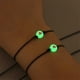 thumbnail image 3 of Pulsera para mujeres, hombres, cuentas de la suerte, amor, corazón, pulseras para parejas, chicas adolescentes, amistad, joyería que brilla en la oscuridad, 3 of 5