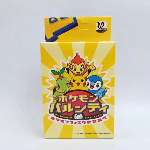 54pcs Poker Classic Characters Cute Pikachu Playing Cards Non-repetitive Children's Gift Casual Puzzle Game Board Game