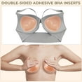 thumbnail image 4 of Double Sticky Bra Inserts Self Pads For Small Chest Women Bra Silicone Push Up Pad Seamless Lingerie, 4 of 8