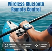Bixpy K-1 Outboard Kayak Motor Kit with Wireless Remote & Quick-Release Mount, Ultra-Light K1 Motor for Kayaks, Paddle Boards, Inflatable Boats & Small Watercraft