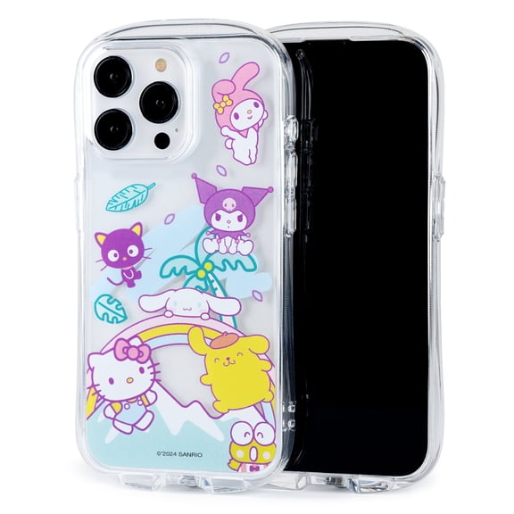 iFace Hello Kitty and Friends Clear Compatible with iPhone 15 Pro Max Case [Look in] Drop Tested Hybrid Cell Phone Grip Cover  Seize The Moment
