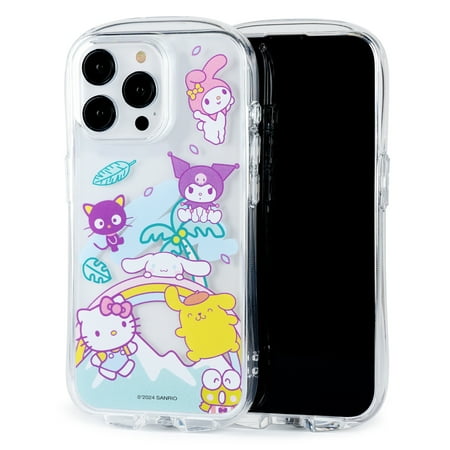 iFace Hello Kitty and Friends Clear Compatible with iPhone 15 Pro Max Case [Look in] Drop Tested Hybrid Cell Phone Grip Cover – Seize The Moment