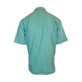 thumbnail image 3 of Tommy Bahama Men's Gentle Breeze Teal Green Shirt Logo Short Sleeve Button (S02), 3 of 12