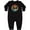 AB-Black, variant on Pinball Retro Arcade Game Baby Fleece Romper
