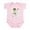 Petal Pink, variant on CafePress - Space Monkey Infant Creeper - Baby Light Bodysuit, Size Newborn - 24 Months