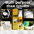 thumbnail image 4 of 4pcs Automotive Steering Wheel Foam Cleaner, Leather Seat Supplies Decontamination Multi-Functional Interior Cleaner, 4 of 5