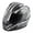 Metallic, variant on Raider Octane Full Face Helmet DOT Approved - Gloss Black - XL