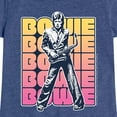 thumbnail image 3 of David Bowie - Bowie Stacked - Toddler & Youth Girls Short Sleeve Graphic T-Shirt, 3 of 5
