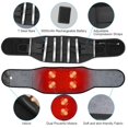 thumbnail image 4 of 6xigouma Heating Pad Back Massager Brace for Lower Back Pain Relief, Cordless Heated Back Brace Vibration Wrap with Rechargeable Battery, Warmer Lumbar Support Belt with Massage, 4 of 7