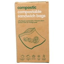 Compostic Sandwich Bags Compostable 20 ct (Pack of 12)