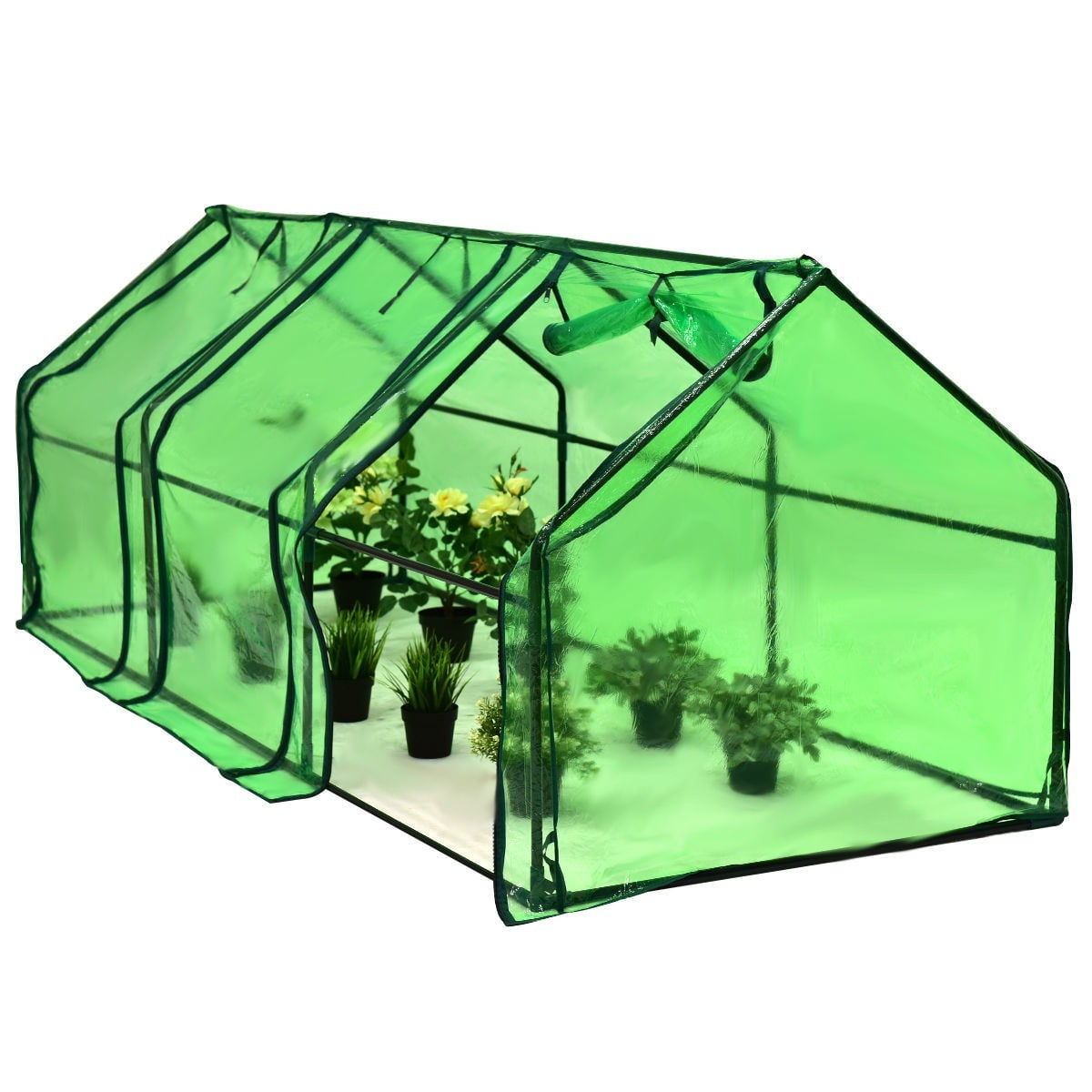 95" x 35" x 35" Portable Flower Garden Greenhouse by