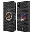 thumbnail image 1 of Head Case Designs Officially Licensed NHL Arizona Coyotes Puck Texture Leather Book Wallet Case Cover Compatible with Apple iPhone XR, 1 of 6
