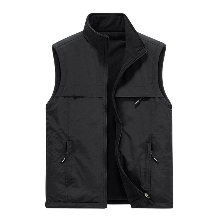 シーイー　FLEECE LINING VEST BLACK Lee Premium Men's Sherpa Lined Full ZIp Canvas The Workwear