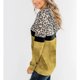 thumbnail image 2 of Sudadera con Capucha de Manga Larga Estampado de Leopardo Diseño de Costura Tie Dye Sudadera con Capucha para Mujer con Bolsillo para Oficina de Viaje en casa Amarillo L, 2 of 6