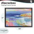 thumbnail image 4 of Stupell Industries Coastal Hawaii Coastline Abstraction Black Floating Frame Canvas Art, 25 x 17, by Chromatic Storm Studio, 4 of 8