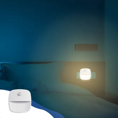 

Fufafayo Savings Smart Night Light Human Body Sensor Light Kitchen Cabinet Light Baby Bedroom Stairway Aisle Lighting Wall Lamp Flash Deals