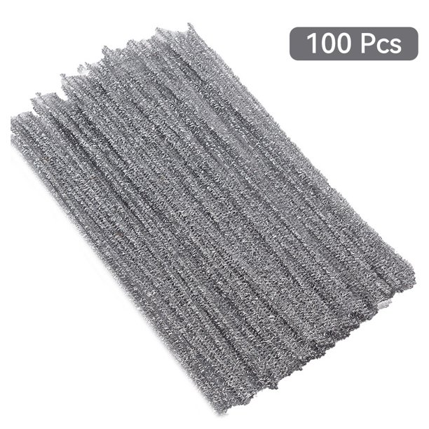 100Pcs DIY Chenille Pipa Tongkat Twist Craft Cifrado Hecho A Mano Raíz Del Pelo Stick/Niños Juguete Que Hace El Paquete De Material De Arte/Color Macaron