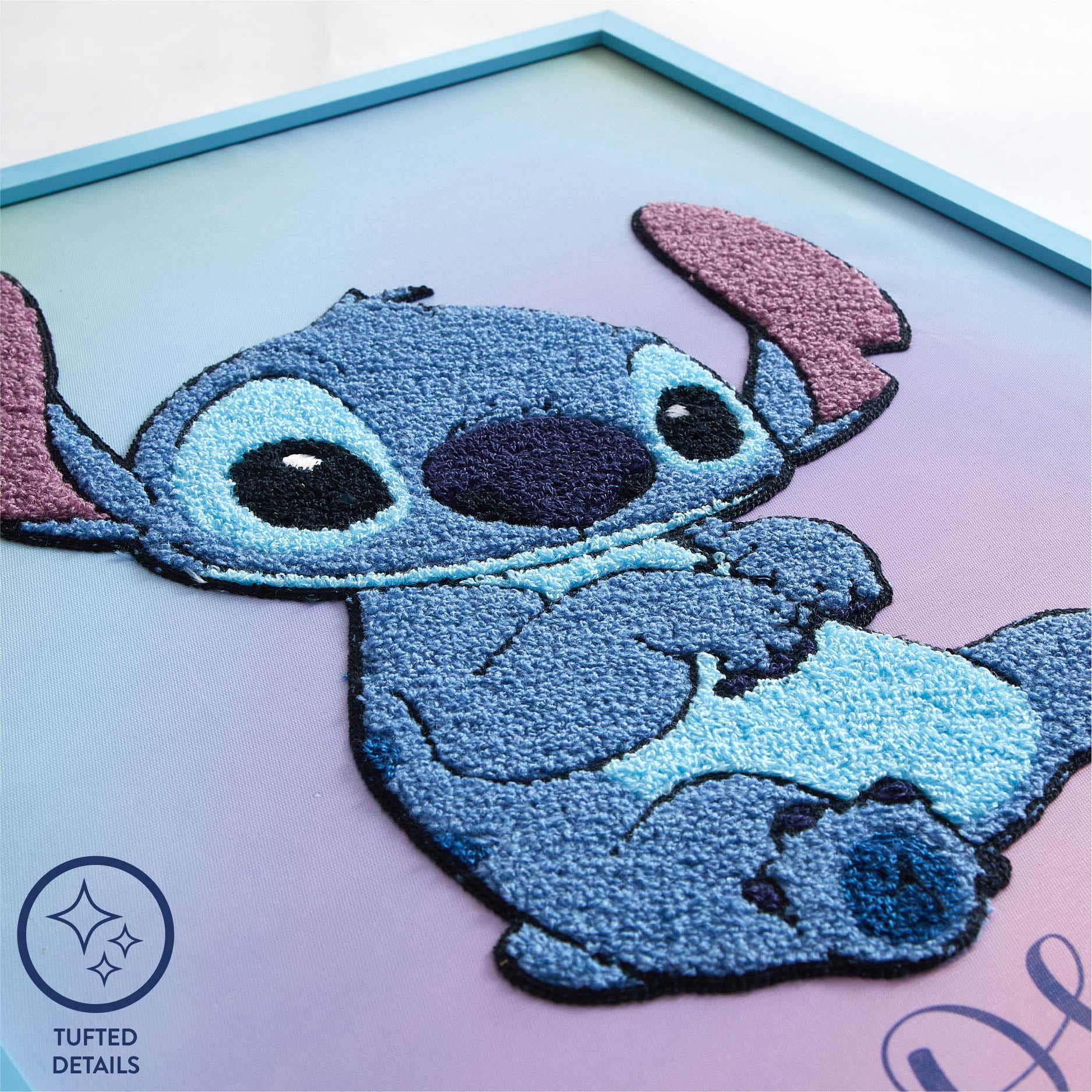 Disney Stitch Tufted Wall Décor for Kids Room, 16" x 20"