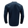 thumbnail image 6 of Tosmy Men's T-Shirts Male Casual Solid T Shirt Pocket Long Sleeve Stand Collar Tops T Shirt Mens Tee Shirt, 6 of 6