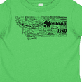 thumbnail image 4 of Inktastic Montana State Word Salad Boys or Girls Toddler T-Shirt, 4 of 5