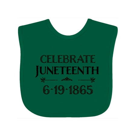 

Inktastic Celebrate Juneteenth Boys or Girls Baby Bib