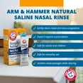Arm & Hammer Neti Pot with 50 Saline Packets, Nasal Rinse Kit for Sinus
