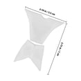 thumbnail image 4 of WHAMVOX White BJD Dolls Doll Clothes Polyester Baby Safe Material 1Pack, 4 of 8