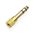 thumbnail image 5 of Gold-plated 6.5 Male To 3.5 Female Audio- Adapter Headphone Mic Jack 3pcs, 5 of 5