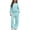 Light Blue, variant on Piuwrlz Girls 2PC Sweatshirt Sets Kids Plain Outfit Sets Sweatshirts and Pants White Size 9-10 Years