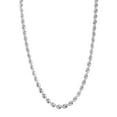 thumbnail image 3 of White Gold Chain - Womens Solid Rope Chain 10K/14K Gold, 3 of 7