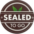 Food Label Sticker Options Food Delivery Tamper Evident SEALED TO GO Stickers | 2