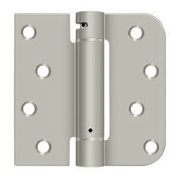 Deltana DSH4SR515-RH 4" X 4" Ball Bearing 5/8" Radius Corner, Square Corner Spring Hinge -